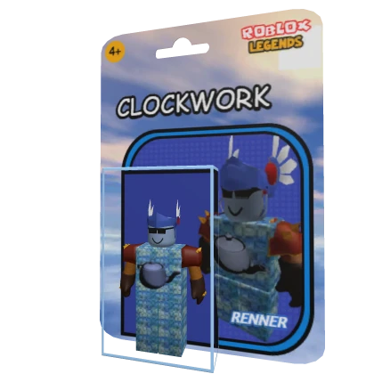 Papercraft clockwork action figure